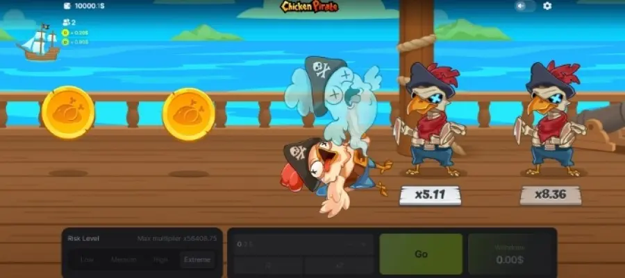 Chicken pirate casino